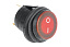 Кнопка РИФ ВКЛ/ВЫКЛ, красный, круглый влагозащищенный