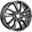 Диск КиК Роквуд  R17x7 5x108 ET45 CB60.1 Dark_platinum
