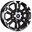 Диск Replay MI168 R16x7 6x139.7 ET38 CB67.1 BKF