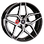 Диск Replay 8x18/5x112 ET30 D66,6 B315 BKF (конус, C570)