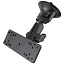 RAM-B-166-111U крепление RAM присоска, муфта 95 мм прямоугольная основа