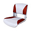 Кресло пластмассовое складное с подложкой Deluxe All Weather Seat, белый/красный