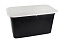 Ящик врезной с крышкой, белый, 357х606х320 мм