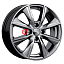 Диск Скад 6x15/4x100 ET40 D60,1 Порту графит