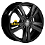 Диск Скад 6x16/4x100 ET45 D60,1 Багира Черный бархат