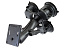 RAP-365-101-2461U RAM Twist-Lock тройное крепление на присоске с пластиной VESA 75х75 мм
