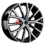 Диск LS Forged 8x19/5x120 ET30 D72,6 LS FG21 BKF (конус, C570)
