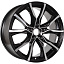 Диск КиК Твист R17x7.5 5x105 ET38 CB56.6 Almaz_black