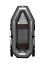 Надувная лодка ПВХ Skiff 240, серый, SibRiver