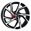 Диск MAK 8x18/5x112 ET40 D57,1 Kassel Black mirror