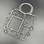 Прокладка под блок Suzuki DT9.9-15 (KACAWA)