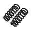 Передние пружины Mitsubishi Pajero 2007+ 30-40мм бампер/лебедка