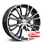 Диск КиК Меандр R16x6 4x100 ET40 CB67.1 Almaz_black