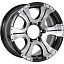 Диск КиК Байконур R16x8 6x139.7 ET0 CB110.1 Almaz_black