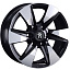 Диск Replay TY311 R18x7.5 6x139.7 ET25 CB106.1 BKF