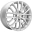 Диск KHOMEN KHW1506 (ZV15_Vesta) R15x6 4x100 ET50 CB60.1 F_silver