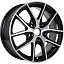Диск Alcasta M59 R16x6.5 5x105 ET38 CB56.6 BKF