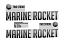Наклейка MR9.9F Marine Rocket