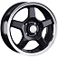 Диск LS 816 R16x7 4x100 ET45 CB60.1 BKL