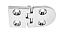 Петля 70х40х4мм, Marine Rocket