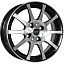 Диск Megami MGM-2 R15x6 5x100 ET40 CB60.1 BKF
