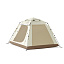 Палатка Naturehike Ango Picnic CNK2450WS021  трёхместная c навесом бежевая c черным