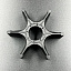 Крыльчатка помпы охлаждения Mercury F225 EFI(6E5-44352) (Osaka)
