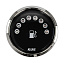 Указатель уровня топлива светодиодный, черный циферблат, нержавеющий ободок, д. 52 мм