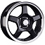 Диск LS LS 816 R15x6.5 4x100 ET45 CB60.1 BKL