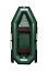 Надувная лодка ПВХ Skiff 240, зеленый, SibRiver
