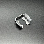 Скоба крепления инжектора стальная RETAINER-INJECTOR (Quicksilver)
