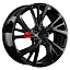 Диск LS Forged 8x19/5x108 ET33 D60,1 LS FG22 BK (конус, C570)