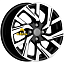 Диск K&K 6x15/4x100 ET40 D60,1 КС1030 Алмаз черный