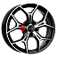 Диск MAK 7x17/5x108 ET50 D63,4 Epica Black mirror