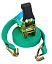 Ремень стяжной 25 мм. 0,8 т. 3 м ЗЕЛЕНЫЙ