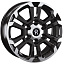Диск Replay MI168 R16x7 6x139.7 ET46 CB67.1 BKF