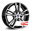 Диск КиК Samara R16x6 4x100 ET45 CB67.1 Almaz_black_SK