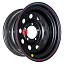 Диск Off-Road Wheels 7x15/5x139,7 ET25 D110 УАЗ черный