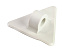 Крепление леера треугольное, белое