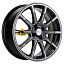 Диск Khomen Wheels 6,5x17/4x100 ET43 D60,1 KHW1707 (Lada Vesta Cross) Gray-FP