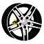 Диск LS 6x14/5x100 ET35 D57,1 281 BKF (конус)
