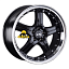 Диск LS 7,5x17/5x100 ET35 D73,1 322 BKL (конус)