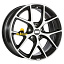 Диск BBS 7,5x17/5x114,3 ET42 D82 SR Vulcano grey diamond cut