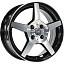 Диск Megami AF-07 R15x6 5x100 ET40 CB57.1 BKF