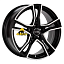 Диск OZ 8x17/5x100 ET35 D68 Adrenalina Matt Black + Diamond Cut