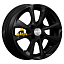 Диск Скад 5,5x14/4x100 ET45 D67,1 Ницца Черный бархат