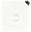 Канистра 10 литров GKA 110x340x360 мм, 2кг белый