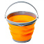 Ведро складное силиконовое Tramp 10л (оранжевый)
