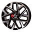 Диск Lizardo 7,5x18/5x108 ET45 D67,1 BK970 BMF (конус)
