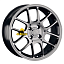 Диск LS 7x16/4x100 ET42 D73,1 817 BKF (конус)